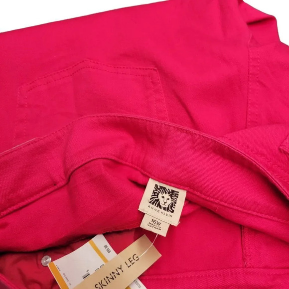 Anne Klein Pink Skinny  Jeans - Picture 6 of 6